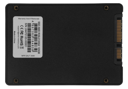SSD-накопитель 120Гб AMD Radeon R3 [R3SL0120G2] (3D NAND, 520/450 Мб/с)