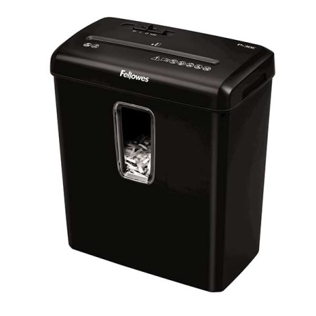 Уничтожитель документов Fellowes PowerShred P-30C DIN P-4, 6 лст., 15 лтр., FS-60081