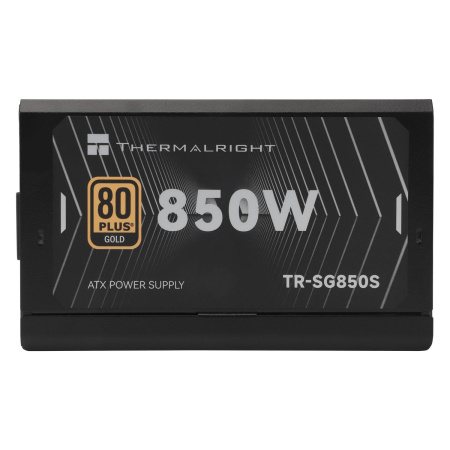 Блок питания 850W/ Power Supply Thermalright, 850W 80+ Gold (ATX, 3.1, PCIe 5.1, Non-modular, 1x24(20+4)pin, 1xCPU 8(4+4)pin, 2xPCIe*2 8(6+2)pin, 5xSATA3, 1x12+4pin (12VHPWR PCIe 5.1 12+4pin 600mm), 3xMOLEX4pin, Active, 120x120mm, 150x140x86mm, APFC, blac