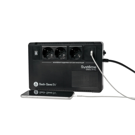 ИБП Systeme Electric Back-Save BVSE400RS 400ВА/240Вт, 3xSchuko, 230В, USB