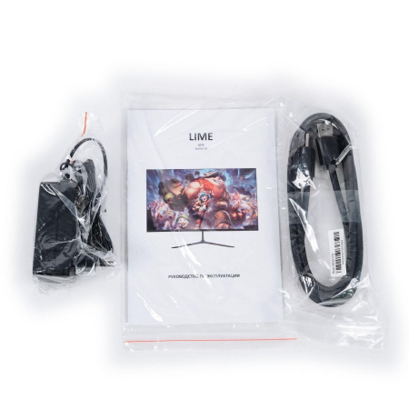 Монитор 27" Lime G270  VA, 2560x1440, 144Hz, 1ms, 250сd/m, 3000:1,  | 2xHDMI(1.4), DP(1.2) | ExPSU, Speakers, Vesa 100, Black