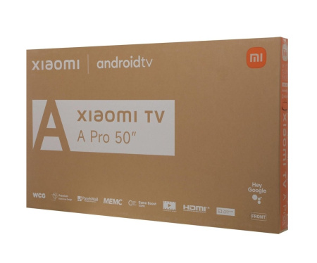 Телевизор 50" Xiaomi TV A Pro 50 2026 (Direct LED, QLED, 4K UHD, 3840 x 2160, Android TV) (L50MB-APRU)