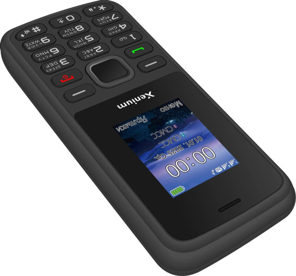 Сотовый Xenium X175 Black 2sim/1.77"/128*160/1700мАч/моноблок