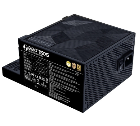 Блок питания 750Вт Lian Li EG0750G Black (ATX 3.1,APFC,120мм,3PCI-E+12VHPWR,8SATA,PCIe 5.1,80+Gold,полностью модульный)[G9P.EG0750G.B000.RU]