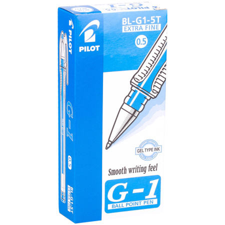 Ручка гелевая PILOT BL-G1-5T синяя