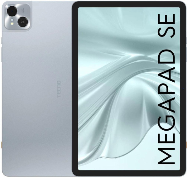 Планшет Tecno MegaPad 11 SE T1102W 685 (2.8) 8C RAM4Gb ROM128Gb 10.95" IPS 1920x1200 Android 15 голубой 8Mpix 5Mpix BT WiFi microSD 1Tb 8000mAh 1776hrs