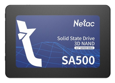 SSD-накопитель 480Гб Netac SA500 [NT01SA500-480-S3X](3D NAND, 520/450 Мб/с)