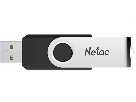 Флеш-накопитель USB3.0 64Gb Netac U505 (NT03U505N-064G-30BK) черно-серебристый