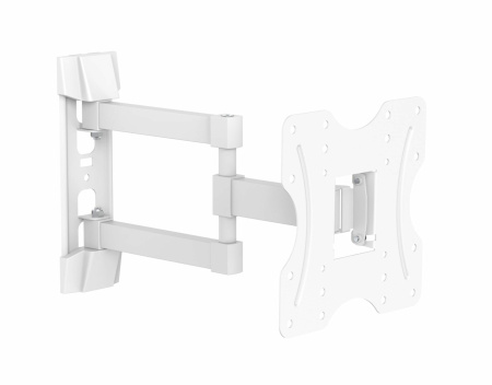 Кронштейн ITECHmount LCDN532 White белый настенный,с выносом, для тв,23-42",до 30кг,от стены 56-415мм,с функцией наклона ＋3°～-10°,VESA: 100x100, 200x1