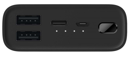 Аккумулятор внешний 10000_mAh Xiaomi Mi Power Bank 3 Ultra compact черный BHR4412GL