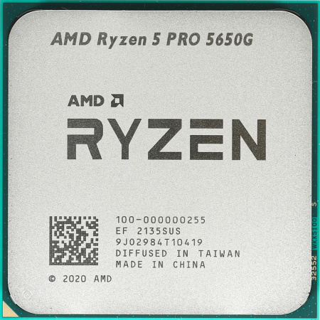 Процессор AMD AM4 Ryzen 5 Pro 5650G (6ядер/12потоков*3,9ГГц-4,4ГГц,16Мб,Vega7,65Вт) oem
