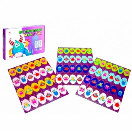 Игра настольная "Не перепутай монстра" ТМ Ракета Р3852 РА