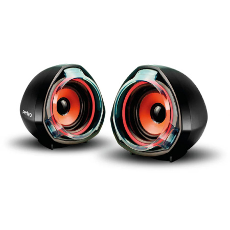 Актив.колонки 2.0 Perfeo Tam-Tam 3Вт, USB, пластик, Black