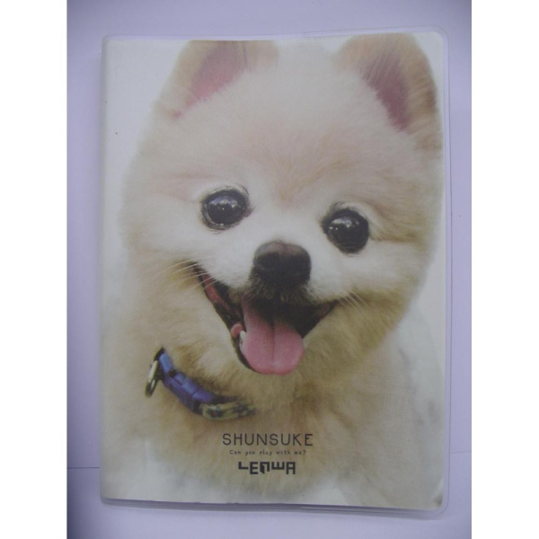 Блокнот LENWA А6, 64 листа в ПВХ обложке "Мопс" JTA63440-1551C