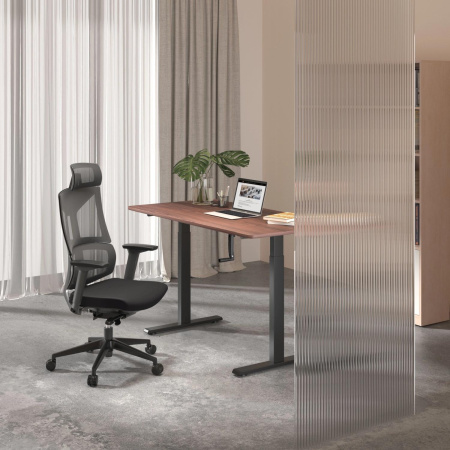 Подстолье Cactus CS-MDF механический каркас черный 133x72x60см (CS-MDF-BK)