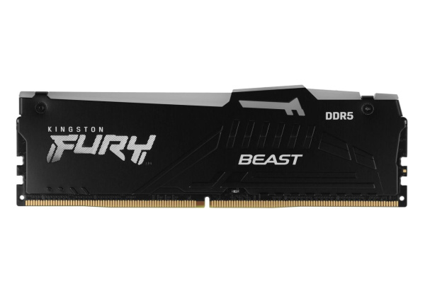 Модуль памяти DIMM DDR5 8Гб 5200МГц Kingston FURY Beast RGB (KF552C40BBA-8) CL40
