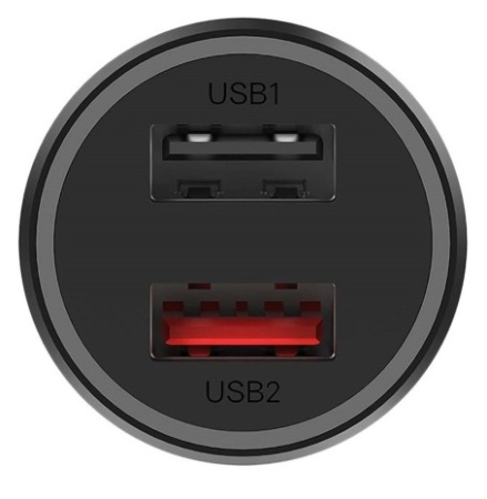 Автомобильное_З\У - USBx2 Xiaomi Mi 37W Dual Port Car Charger (USB 1 5V-2A,USB 2 5V-3A,9V-2A,12V-2.5A,20V-1.35A)