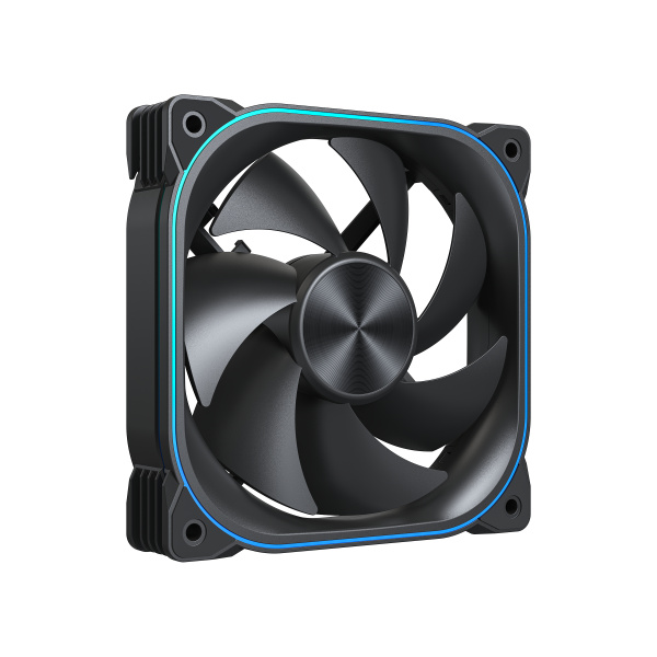 Кулер в корпус 120х120х25 XASTRA FG120B ARGB Black (500-1500prm/4pin/PWM/3-pin 5V ARGB/гидродинамический/ARGB/53.7 CFM/24.7дБ/) box