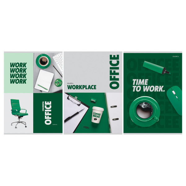 Тетрадь А4 80л. кл. "Office" BG Т4ск80 60326