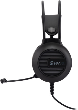 Игровая гарнитура Оклик HS-L300G полноразмерные, кабель 2.2м, Black