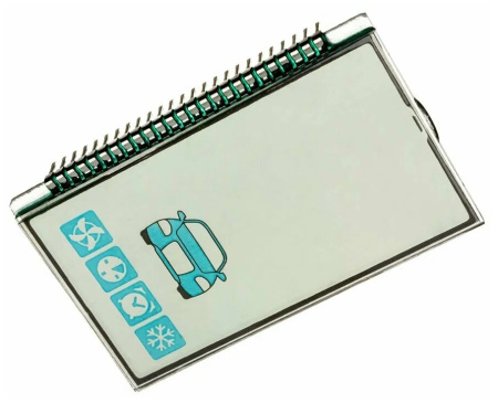 Дисплей брелка сигнализации Starline A93, вертикальный, на ножках
