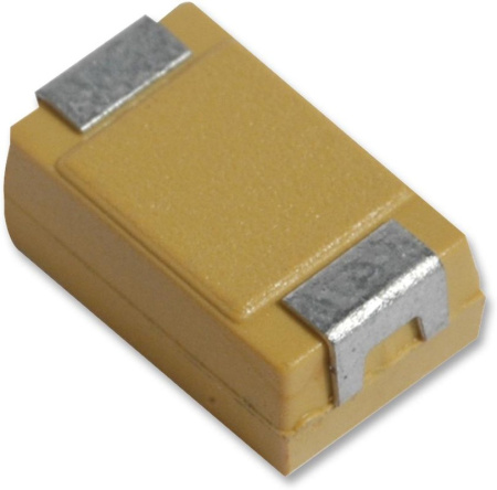 Конденсатор танталовый SMD  100мкФ  6.3В, Case A 3.5*1.6*1.6мм, 20%, AVX TLJA107M006R0800