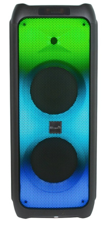 Портативная колонка ELTRONIC 20-18 FIRE BOX 1000 динамик 10" 2шт. 100Вт, Bluetooth, TWS, FM, USB,  m