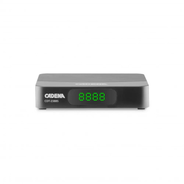 Цифровая приставка DVB-T2 Cadena CDT-2388S HDMI 1080p/TimeShift/ТВгид/запись