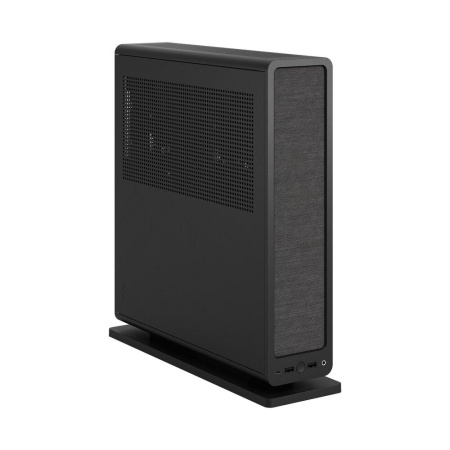 Корпус без блока питания/ Case Fractal Design Ridge, 2x140mm, 2xUSB-A 3.2 + 1xUSB 3.2 Type-C, SFX PSU Support, mITX Black