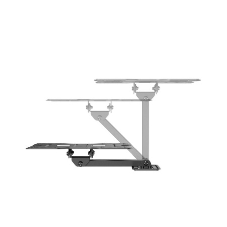 Кронштейн ITECHmount LCDN822 черный настенный,для тв,23-43",до 30кг,от стены 50-202мм,с функцией наклона и поворота ＋5°～-10°,поворота 90° вправо / 90°