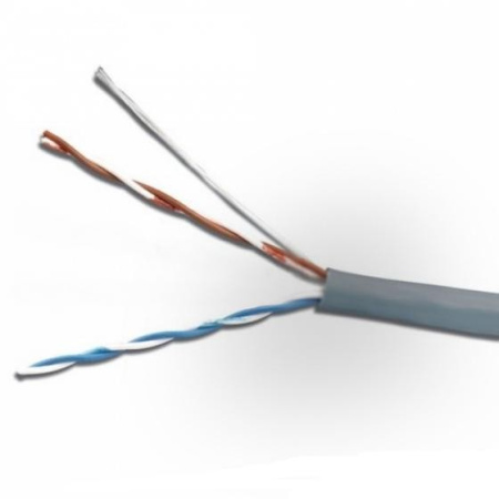 Кабель витая пара  2пары, кат5E, FTP, внутренний, Сu, Rexant 01-0122