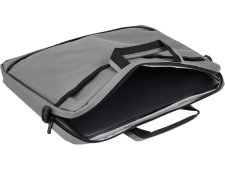 Сумка_для_ноутбука 17" Digma W-211 серый полиэстер (W211GBK)