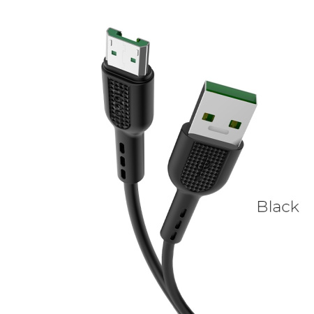 Кабель MicroUSB(m) - USB(m) HOCO X33 1м 4A черный