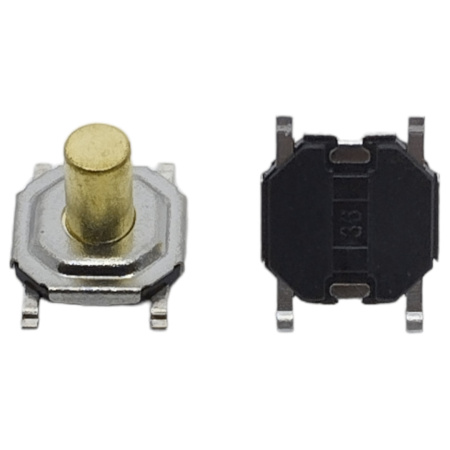 Кнопка тактовая  5*5*4.3мм, 6конт, SMD, IT-1187U