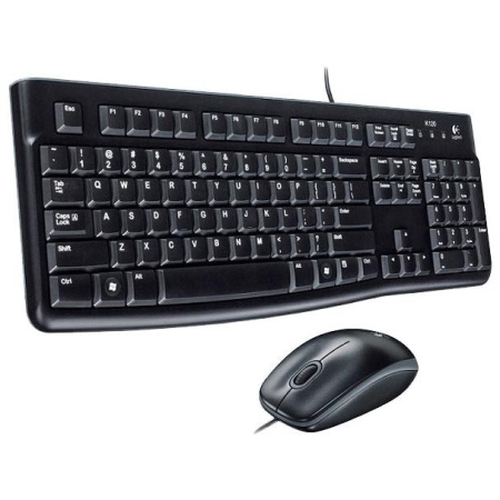 Комплект USB Logitech MK120 (920-002561) клавиатура 104кл.+ мышь 1000dpi, Black