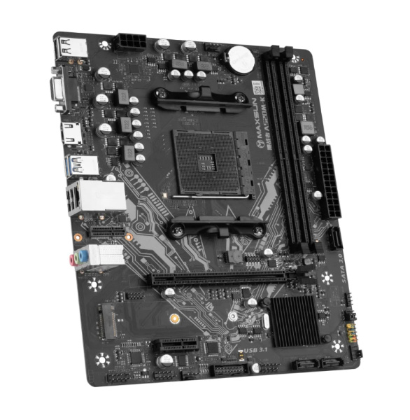 Мат.плата SocAM4 AMD A520 MAXSUN Challenger A520M-K (mATX,2DDR4,M.2,PCI-E16,PCIE-E,HDMI,VGA,PC3200)