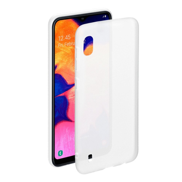 Накладка для Samsung Galaxy A10 Deppa Gel Color Case белая (87142)