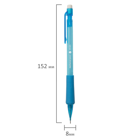Карандаш мех. STAFF College MP-422, ластик, 0,7мм (181423)