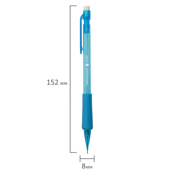 Карандаш мех. STAFF College MP-422, ластик, 0,7мм (181423)