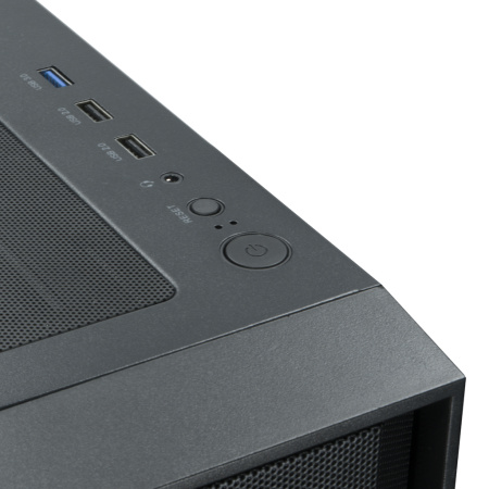 Корпус mATX Б_БП XASTRA A401M 4ARGB-V2 Black (USB3.0,Audio,TG+Mesh,черный,PWM fans,4х120мм FC ARGB)[A401M-V2-4FC12A]