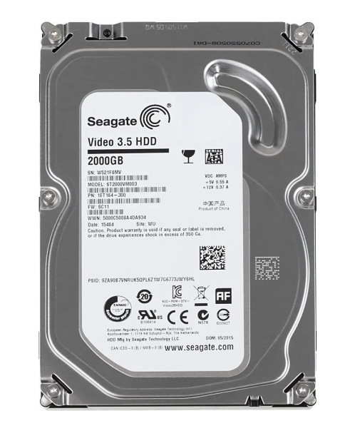Жесткий диск HDD 2,0Tb Seagate ST2000VM003 Video 5900,64Mb