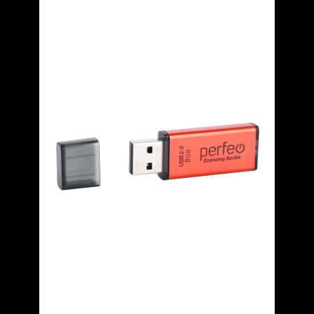 Флеш-накопитель USB2.0 8Gb Perfeo E03 (PF-E03R008ES) красный