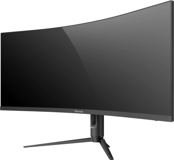 Монитор Hisense/ 34"/3440x1440, изогнутый, VA/ELED, 21:9, матовое/антибликовое, 240Гц, время отклика 1мс, 320кд/м2, 3000:1, углы обзора 89 °(H)/89°(V), встроенные колонки 2*3Вт, HDR 400, DisplayPort,  HDMIх2, разъем для наушников 3.5мм, rotatable lifting