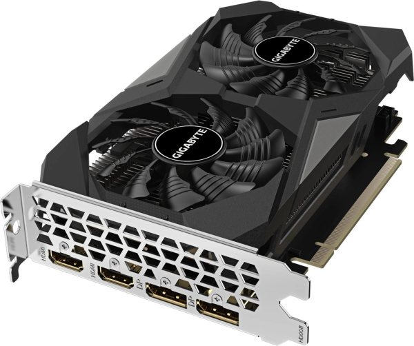 Видеокарта Gigabyte PCI-E 4.0 GV-N3050WF2OCV2-6GD NVIDIA GeForce RTX 3050 6Gb 96bit GDDR6 1477/14000 HDMIx2 DPx2 HDCP Ret