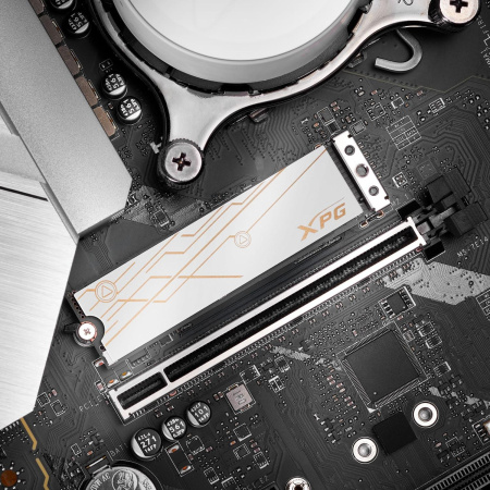 Твердотельный накопитель/ ADATA SSD XPG MARS 980 BLADE, 2000GB, M.2(22x80mm), NVMe, PCIe 5.0 x4, 3D NAND, R/W 14000/13000MB/s, IOPs 2 000 000/1 650 000, TBW 1480, DWPD 0.4, with Heat Sink (5 лет)