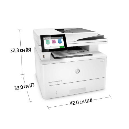 МФУ HP 3PZ55A LaserJet Enterprise MFP M430f Printer/Scanner/Copier/Fax, A4, 1200dpi, 38ppm (40 HP high speed), 2Gb, 2trays 100+250,ADF50, USB/GigEth, Duplex, Duty cycle - 100 000