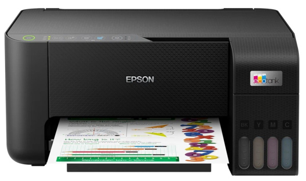 МФУ Струйный Цветной A4 Epson EcoTank L3250 33 стр/м USB  СНПЧ