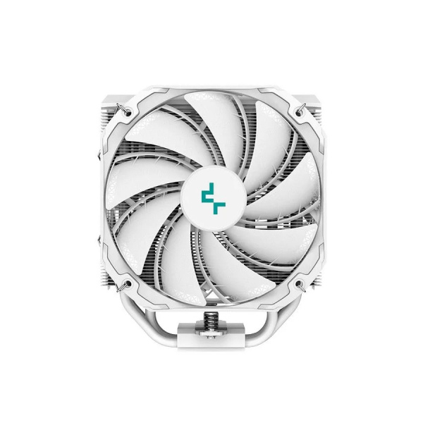 Кулер S115x/1200/1700/20XX/AM5/AM4 DEEPCOOL AS500 PLUS WH (220W/2*140mm/500-1200rpm/Al+Cu/ARGB/5 тепл. трубок)