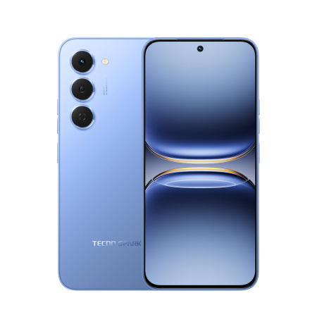 Смартфон Tecno SPARK 40 Pro 8Гб 256Гб Lake Blue 6.78", AMOLED, 2720*1224, 2*2.2+6*2ГГц, 50Мп, 13Мп, 4G, NFC, 5160мАч, And 15