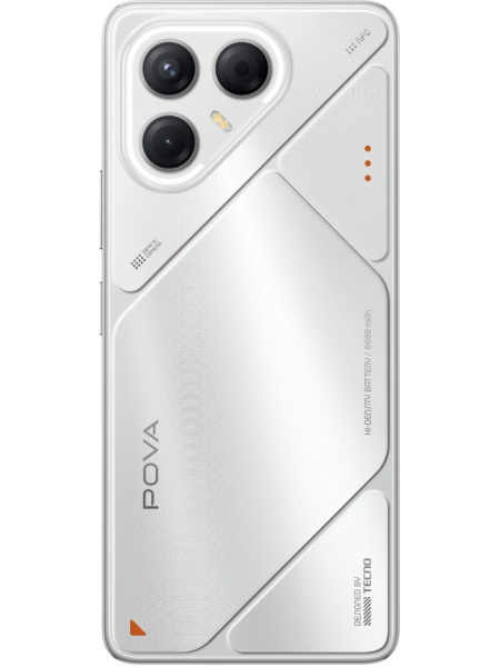 Смартфон Tecno POVA 7 5G 8Гб 256Гб Magic Silver 6.78", IPS, 2460*1080, 4*2+4*2.5ГГц, 50Мп, 13Мп, 5G, 6000мАч, And 15